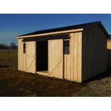 Fully Assembled  Slide Door Shed 